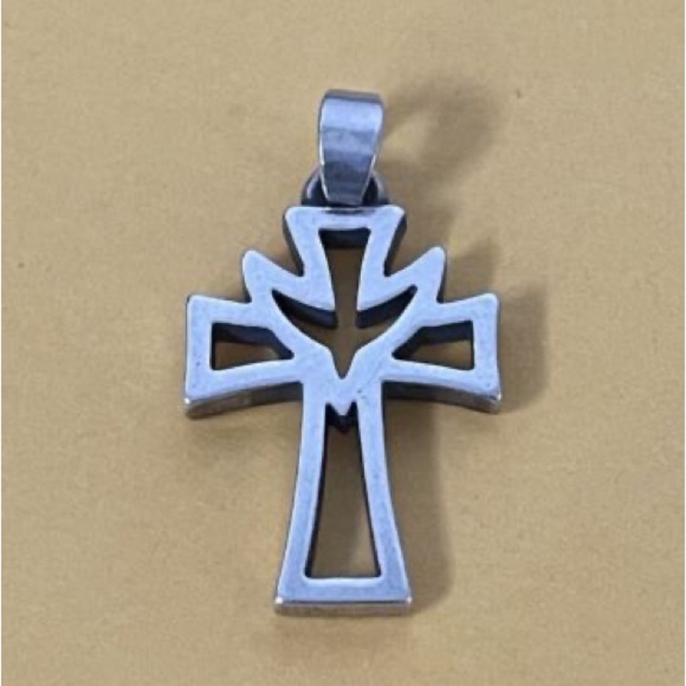 James Avery Holy Spirit Descending Dove Cross pendant/charm